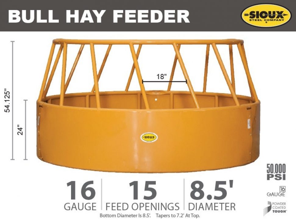Bull Hay Feeder Features