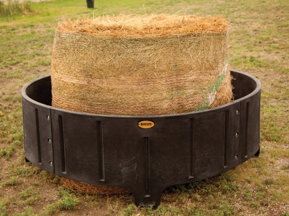 Round Poly Hay Feeder | Sioux Steel Company