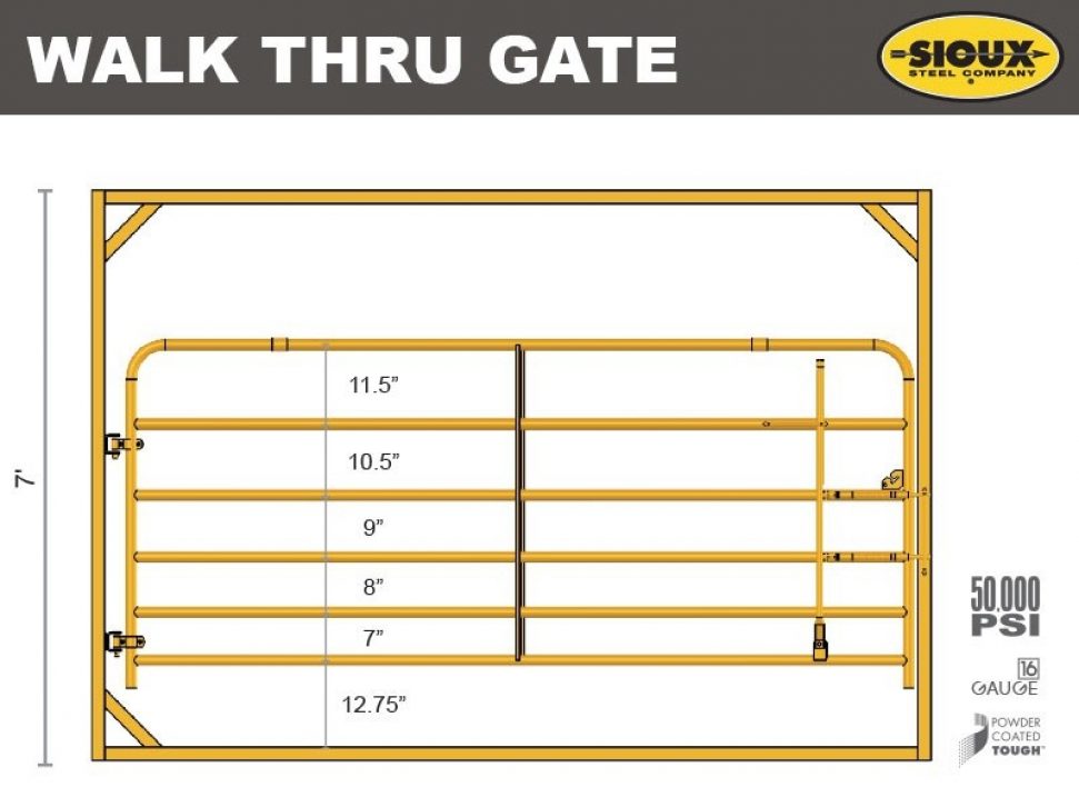 Victory WalkThru Gates Sioux Steel Company